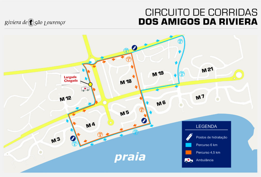 mapa percurso 6 km